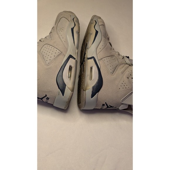 Air Jordan 6 VI Mid Georgetown Retro Men's Size-7 Grey/Blue Sneakers CT8529-012 - Picture 6 of 16